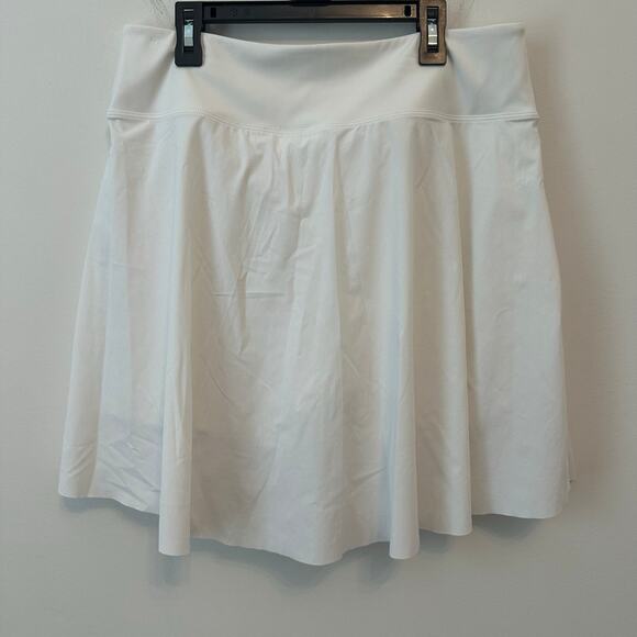 Nike Dri-FIT Advantage 17" Long Golf Skirt, White Size Large ($75 MSRP) - Picture 3 of 6